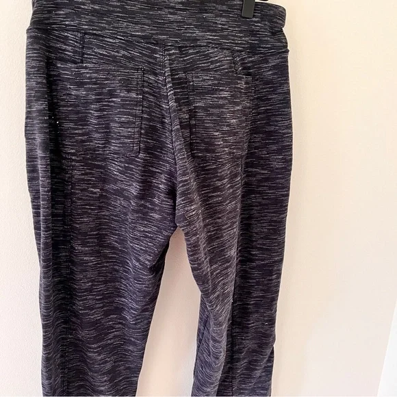 Athleta Stone Metro Slouch Heather Charcoal Gray Drawstring Pants - Small - Picture 4 of 13
